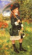 Young Girl with a Parasol renoir